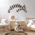 Dekoratif Metal Duvar Tablosu - 75x136 cm - 0