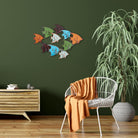 Dekoratif Metal Duvar Tablosu - 83x58 cm - 1