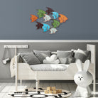 Dekoratif Metal Duvar Tablosu - 83x58 cm - 2