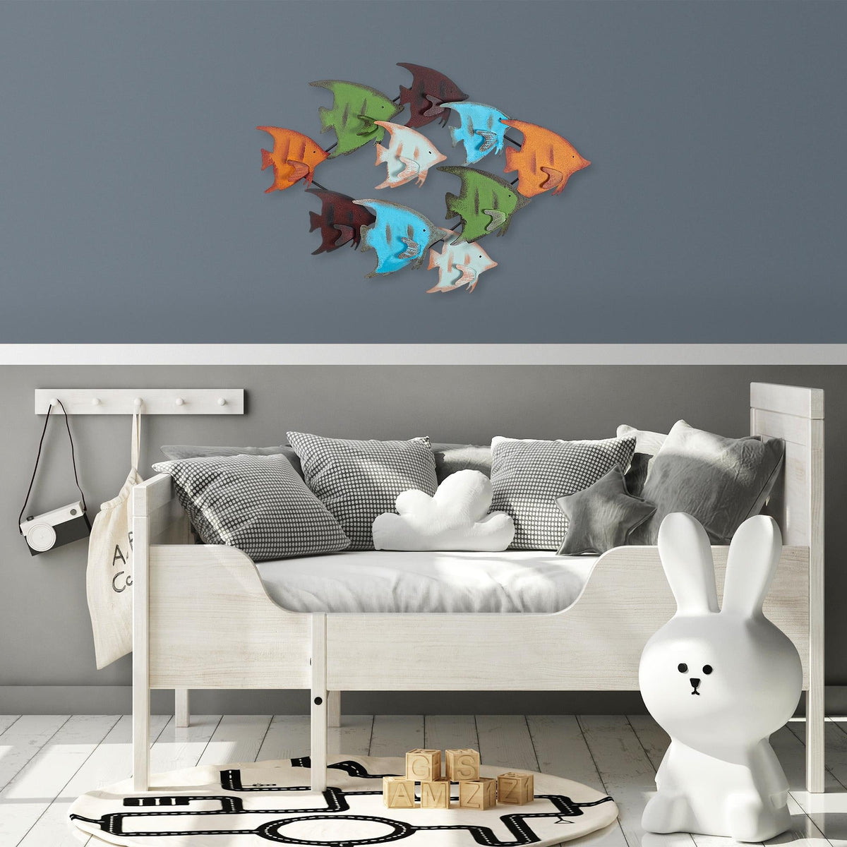 Dekoratif Metal Duvar Tablosu - 83x58 cm - 2