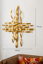 Bonmur Metal Duvar Dekoru - 110 x 110 cm - 2