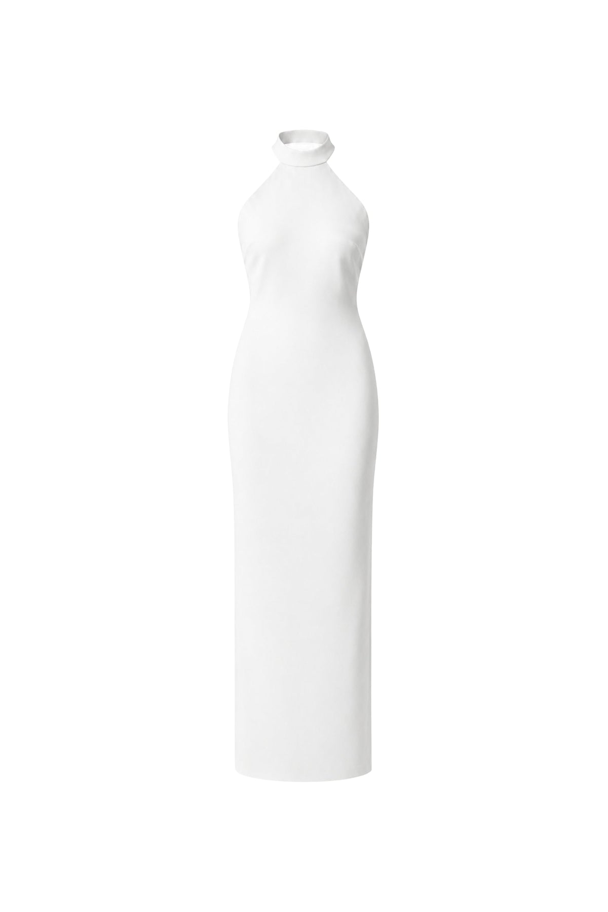 Marcel Midi Krep Elbise Ivory, Beyaz - 0