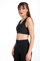 Diamond Spor Ve Yoga Sütyeni, Siyah - 2