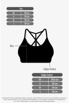 With A Twist Spor Ve Yoga Sütyeni, Ten Rengi - 3