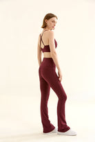 Triangle Spor ve Yoga Sütyeni, Bordo - 5