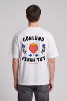 Gönlünü Ferah Tut Unisex Oversize Tshirt - 6