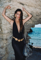 Siyah Maxi Tül Elbise - 3