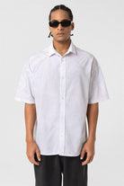 Oversize Yıkamalı Poplin Gömlek - Ekru - 2
