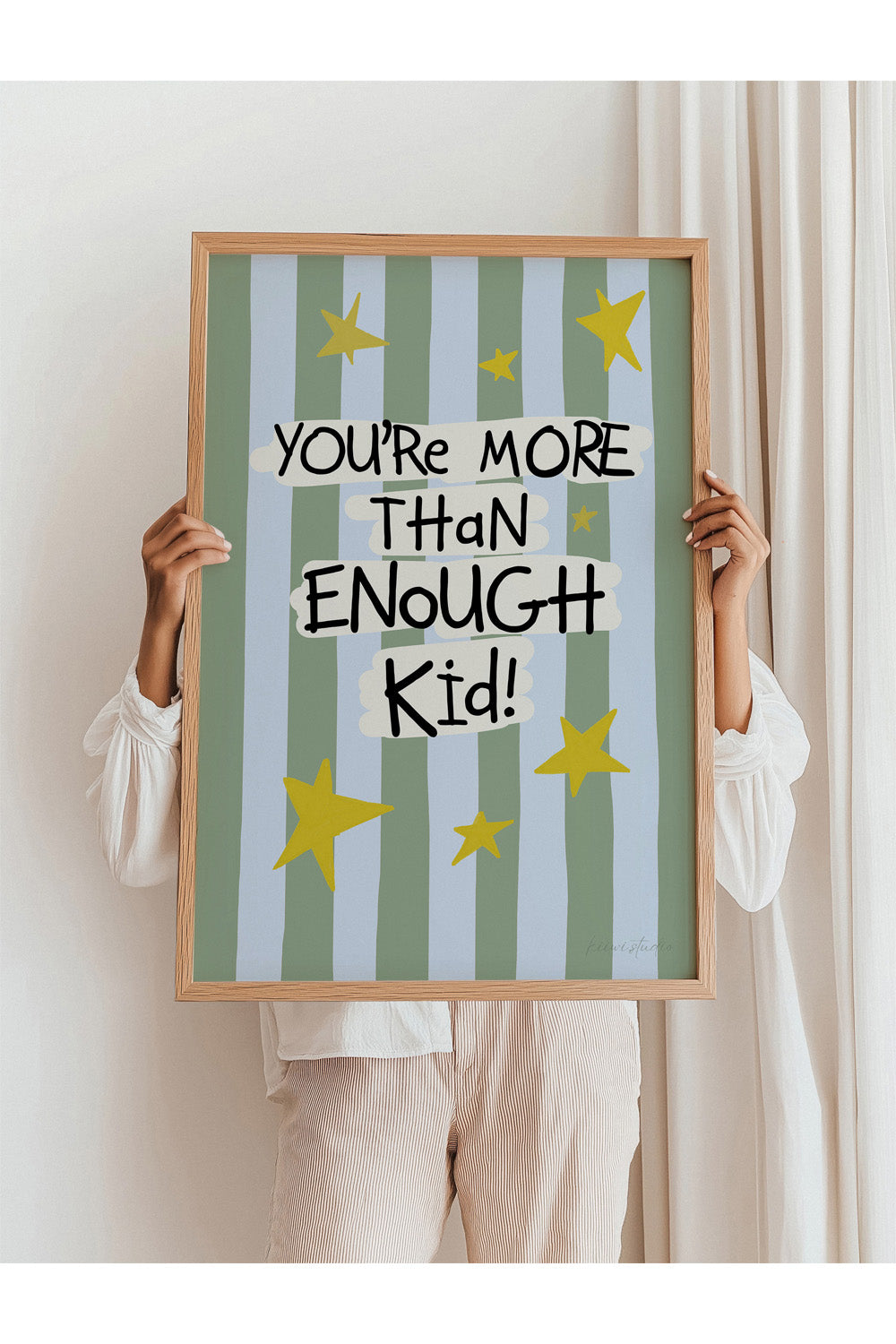 You’re More Than Enough Yazılı Poster, Yeşil - 2