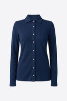 Slim Fit Kadın Gömlek, Lacivert - 0