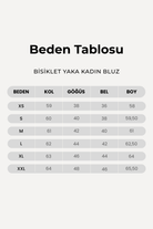 Bisiklet Yaka Uzun Kollu Kadın Bluz, Mürdüm - 3