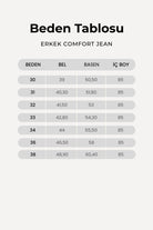 Comfort Fit Erkek Jean Pantolon, Lacivert - 5