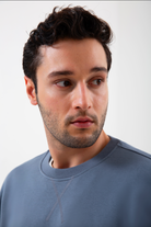 Regular Fit Logo Nakışlı Sweatshirt, Kurşuni - 3