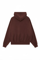Kapüşonlu Logo Nakışlı Sweatshirt, Kahverengi - 1