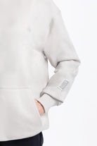 Kapüşonlu Logo Nakışlı Sweatshirt, Taş - 4