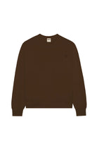 Regular Fit Logo Nakışlı Sweatshirt, Kahverengi - 0