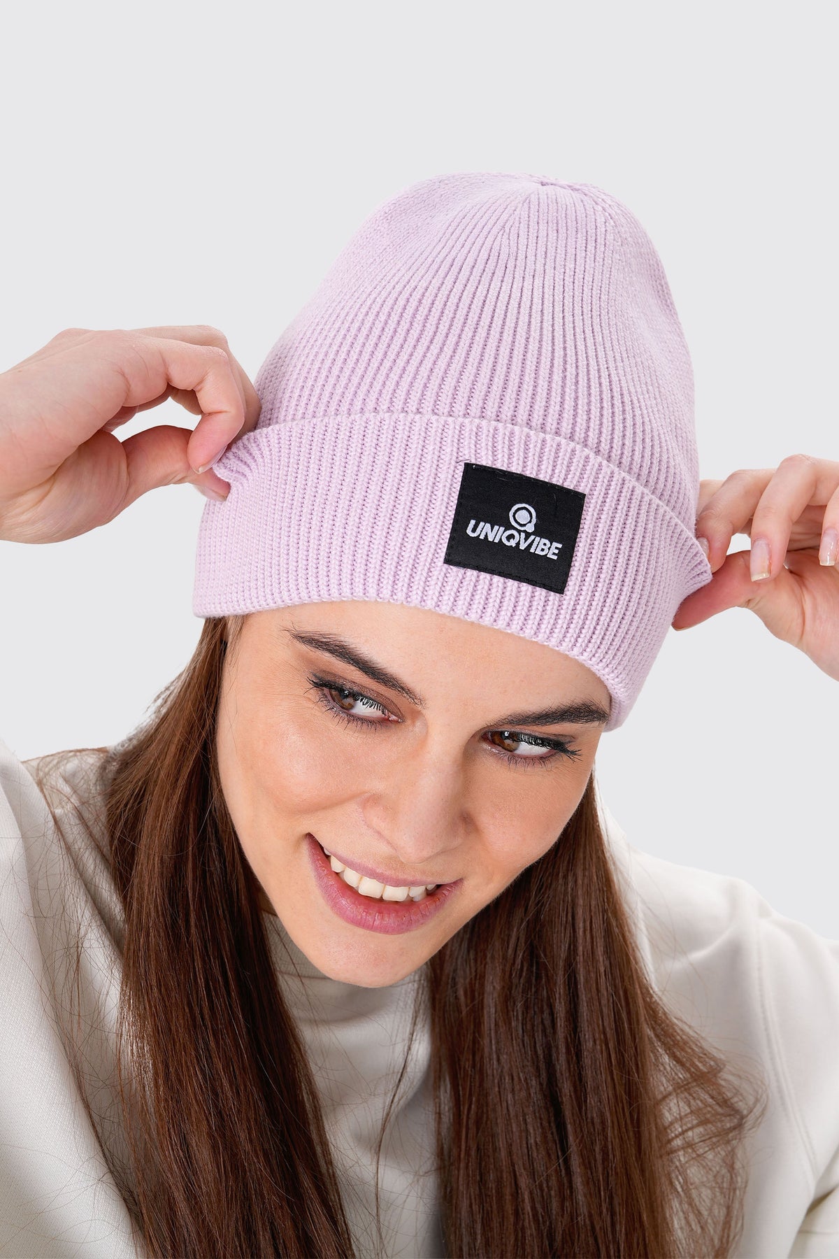 Pink Vibe Pamuklu Bere - 3