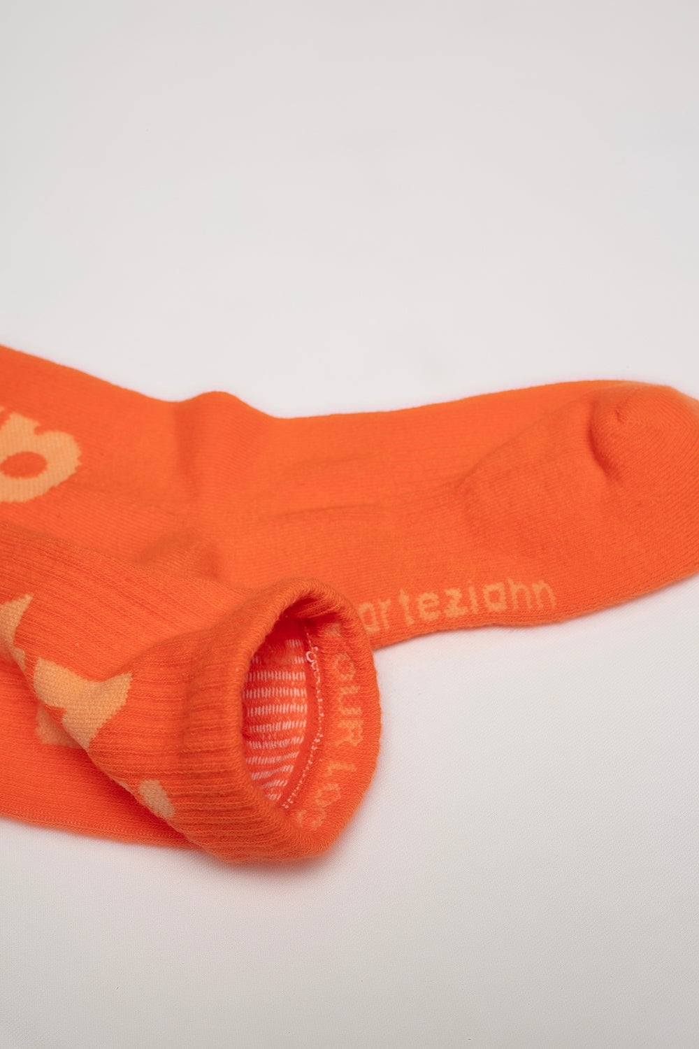 Essentials Orange & White Lifestyle & Spor Havlu Taban Organik Pamuklu 2'li Çorap Seti - 4