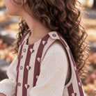 Lovely Desenli Çift Taraflı Teddy Çocuk Yelek - 2