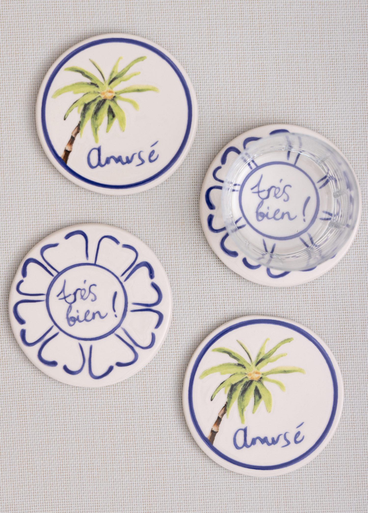 Palma Bardak Altlığı 4Lü Set10 Cm