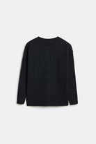 Peraluna Latina Cardigan - Selanik Örgü Kadın Hırka - Siyah