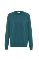 Peraluna Mateo O Neck Pullover Yumuşak Tuşeli Mevsimlik Erkek Triko Kazak - Turkuaz