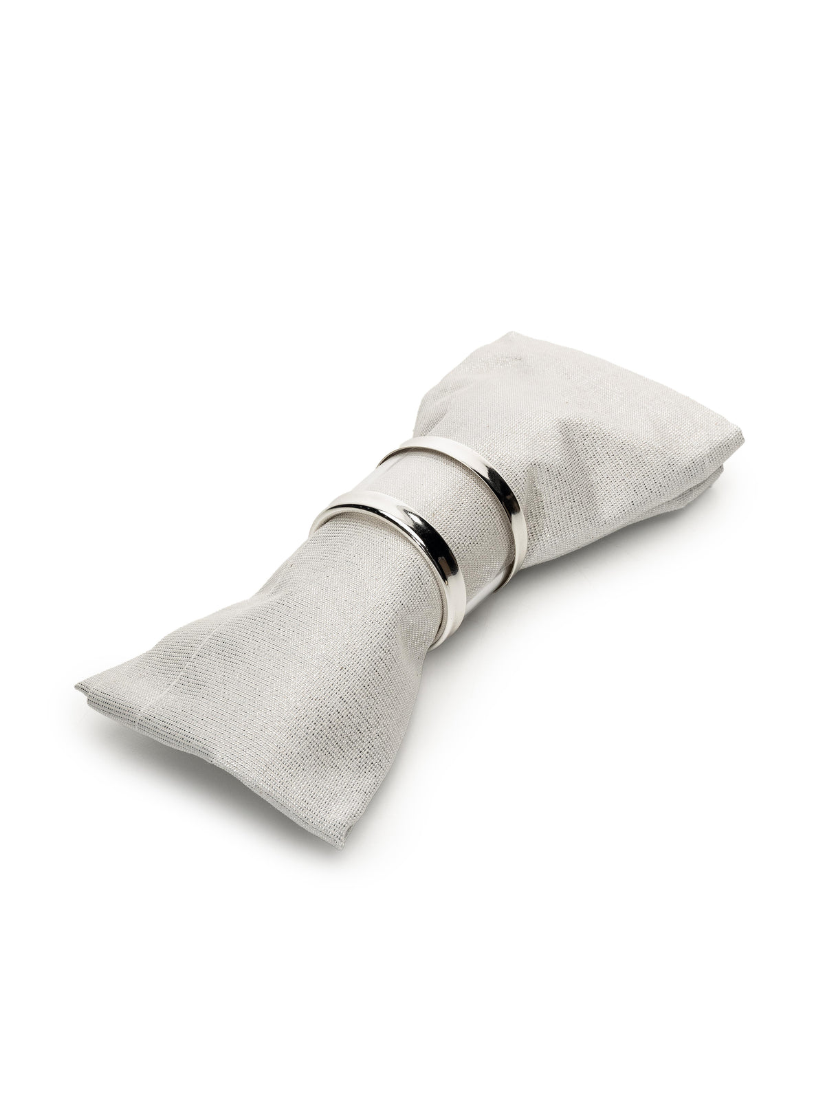 Memonza-Pipe Gümüş Peçete Sofra Halkası-Sunum Aksesuarları-2-Milagron.com