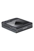 Classic Ultra Slim Galaxy Z Flip 6 Magsafe Uyumlu Aramid Fiber Kılıf Siyah