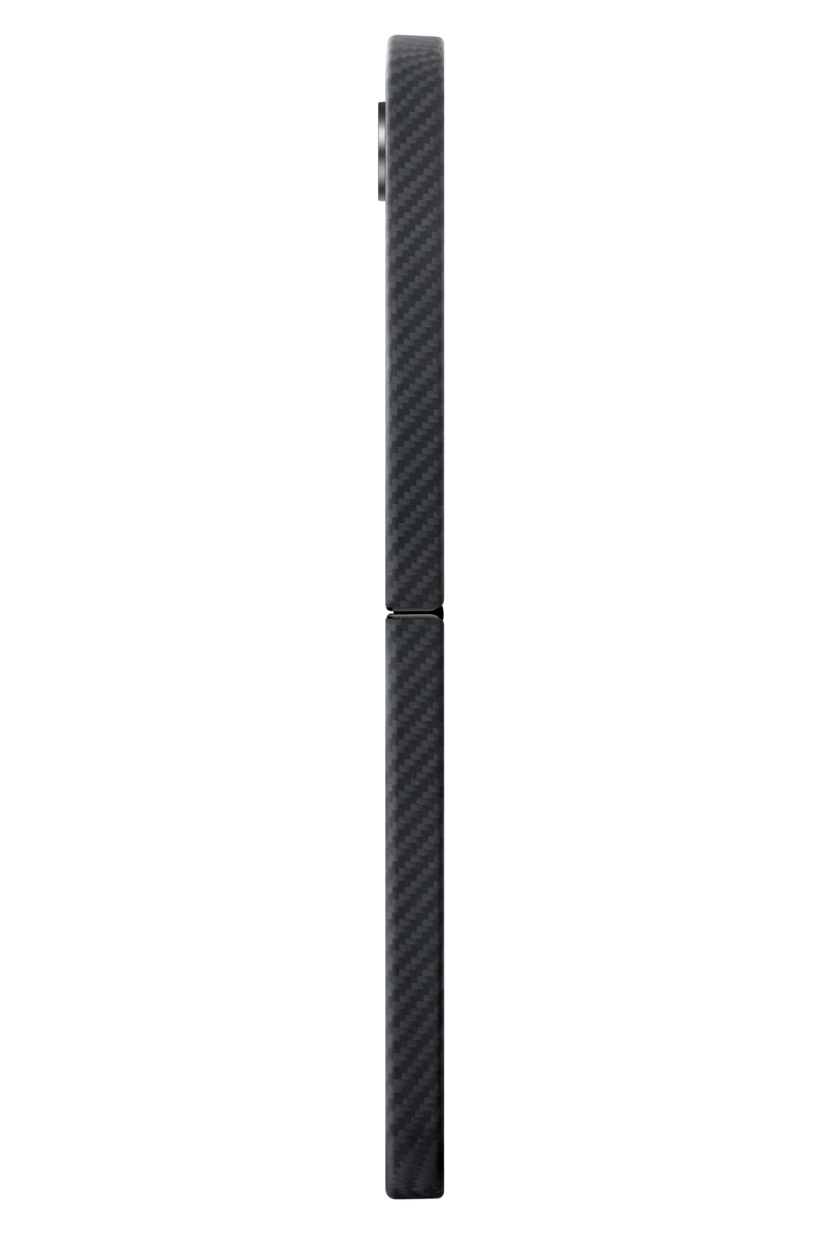 Classic Ultra Slim Galaxy Z Flip 6 Magsafe Uyumlu Aramid Fiber Kılıf Siyah