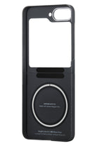 Classic Ultra Slim Galaxy Z Flip 6 Magsafe Uyumlu Aramid Fiber Kılıf Siyah