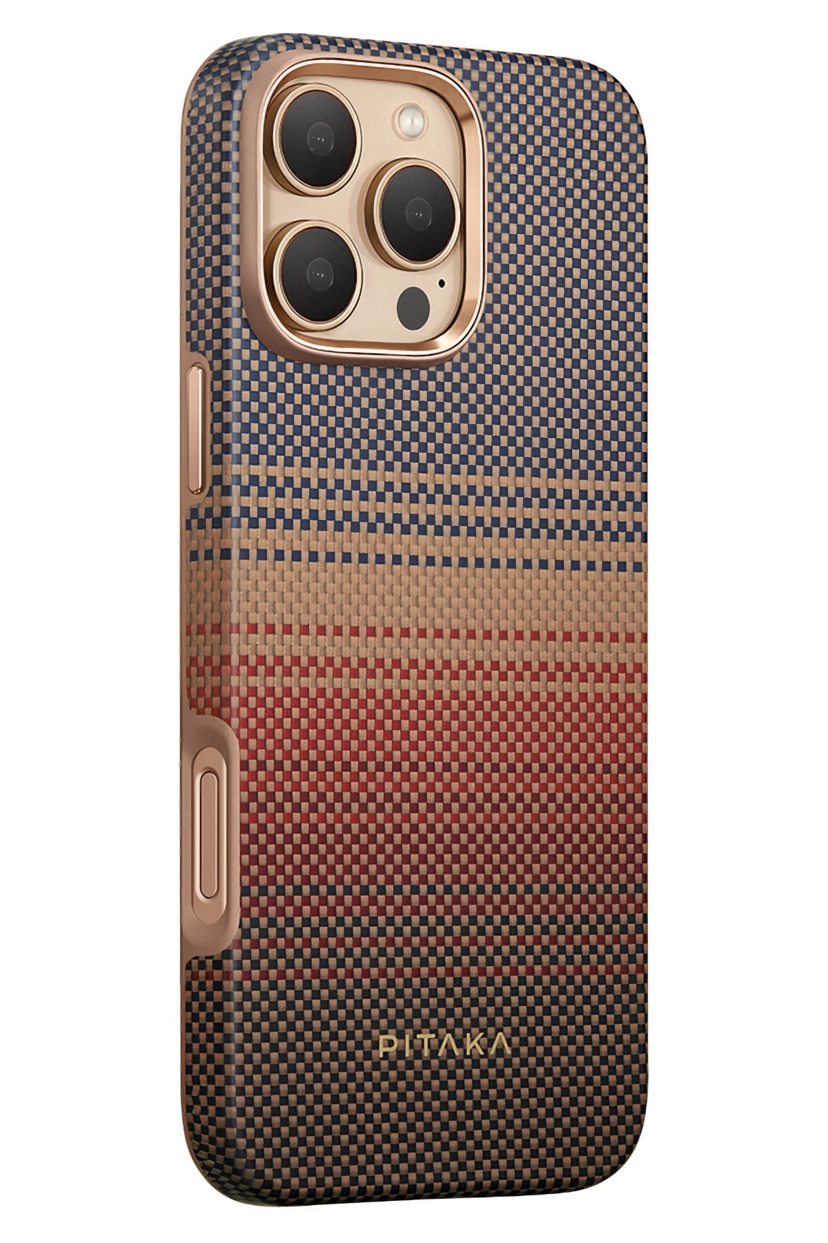 Military-Grade Iphone 16 Pro Magsafe Uyumlu Aramid Fiber Kılıf Sunset