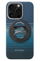 Tactile Woven Yüzük Standlı Iphone 16 Pro Max Magsafe Uyumlu Aramid Fiber Kılıf Moonrise