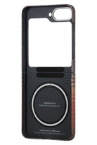 Tactile Woven Galaxy Z Flip 6 Magsafe Uyumlu Aramid Fiber Kılıf Sunset