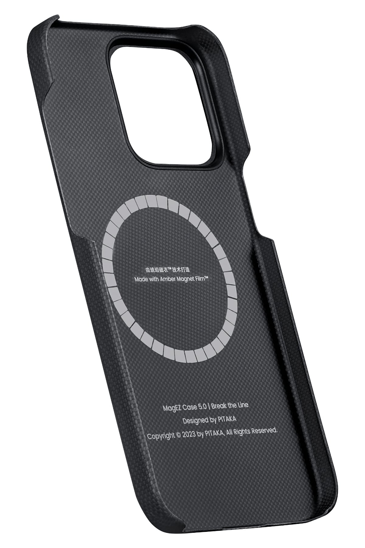 Tactile Woven Iphone 15 Pro Magsafe Uyumlu 600D Aramid Fiber Kılıf Brake The Line