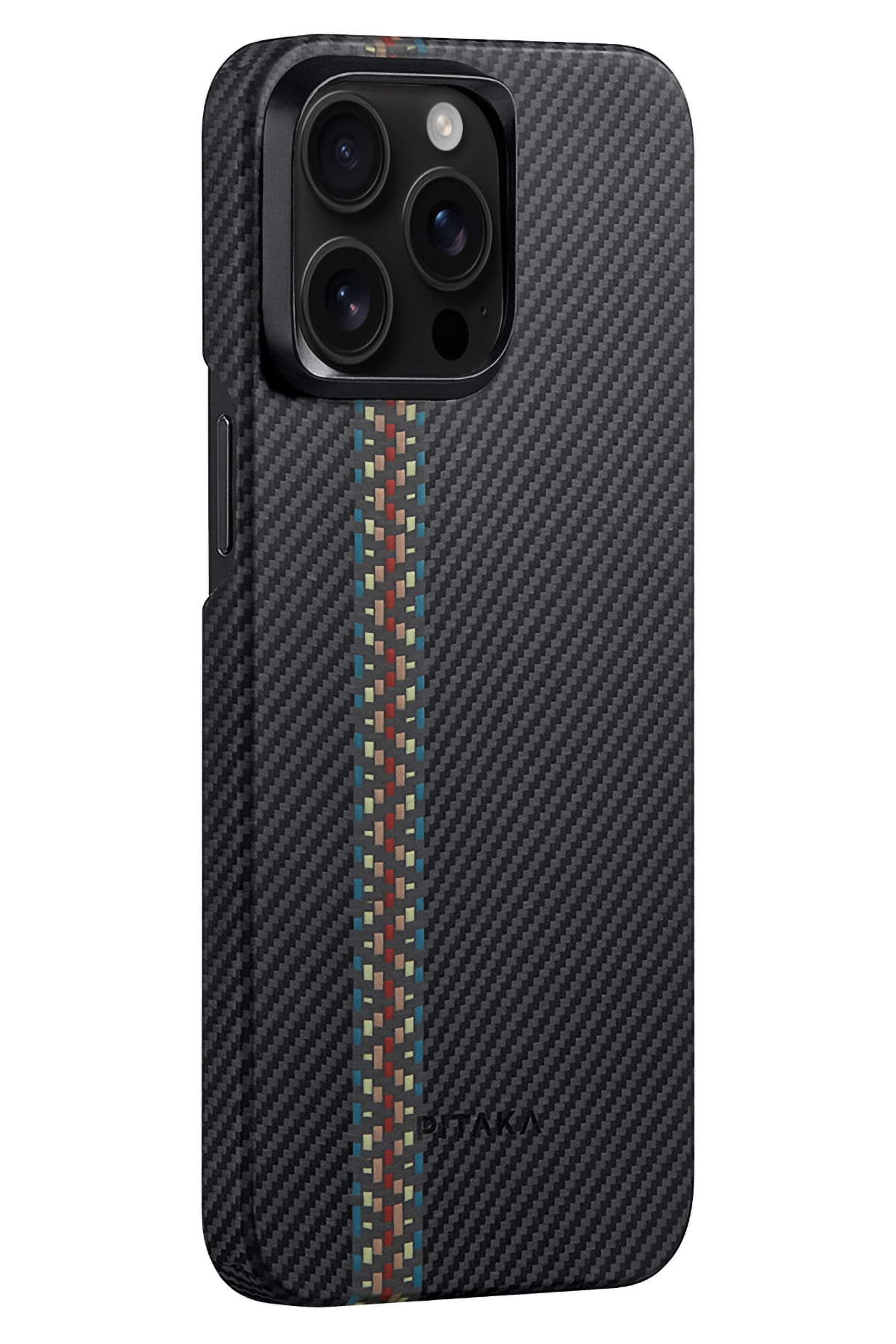 Tactile Woven Iphone 15 Pro Magsafe Uyumlu 600D Aramid Fiber Kılıf Rhapsody