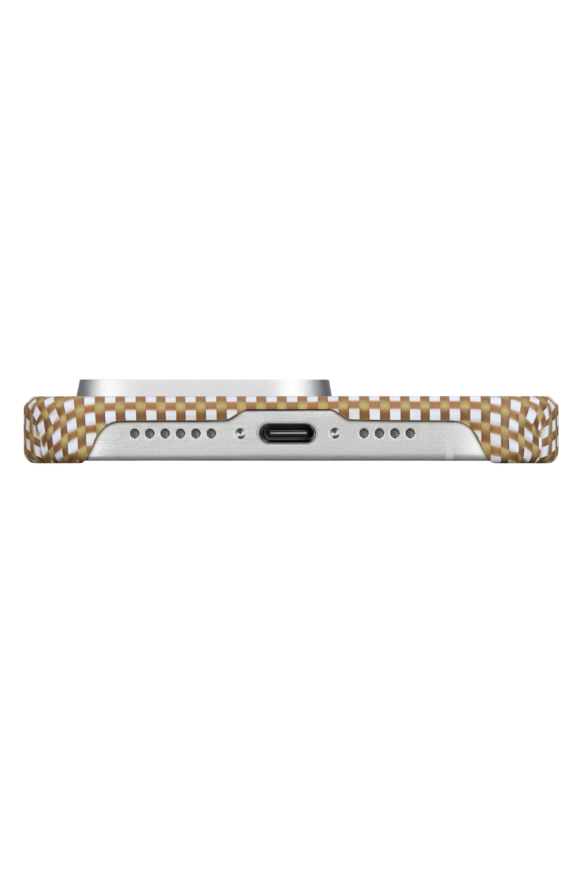 Ultra Slim Awa Iphone 15 Pro Magsafe Uyumlu 600D Aramid Fiber Kılıf Canyon