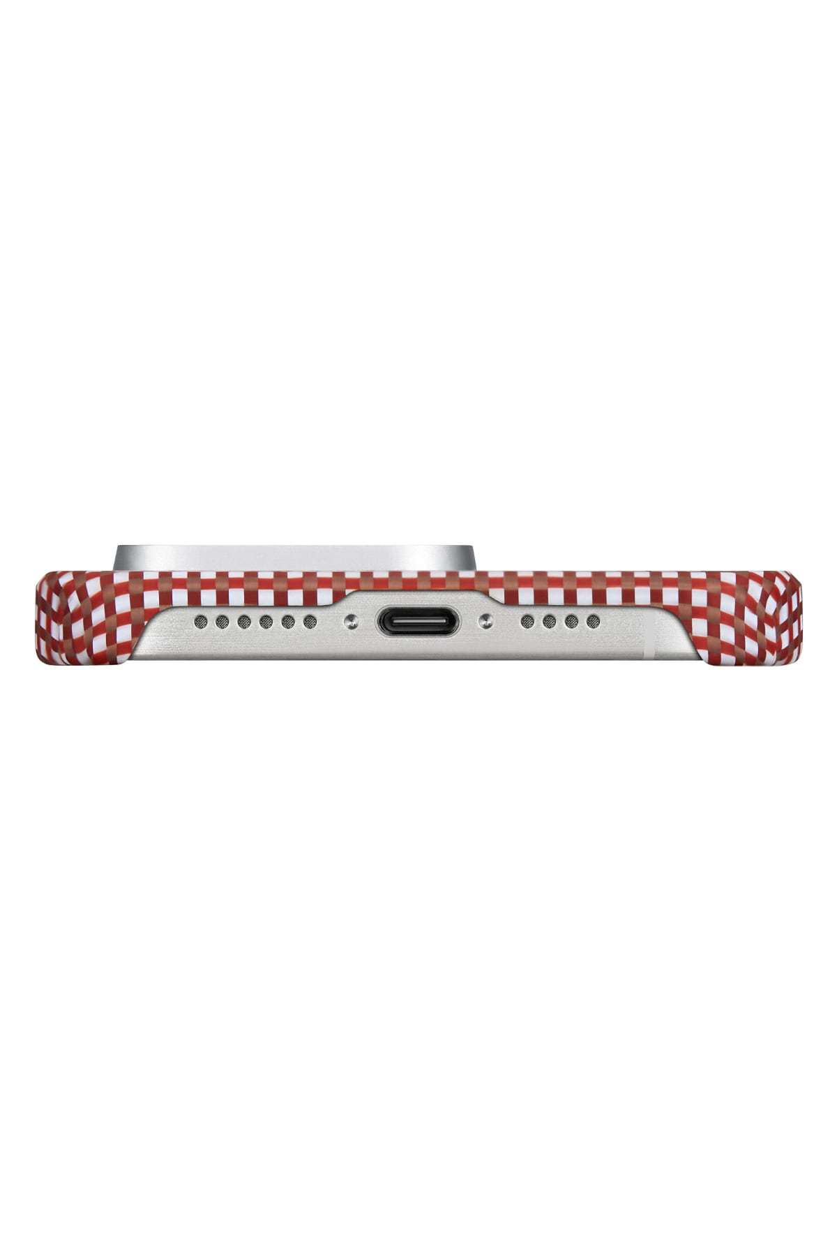 Ultra Slim Awa Iphone 15 Pro Max Magsafe Uyumlu 600D Aramid Fiber Kılıf Bonfire