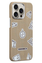 Ultra Slim Awa Iphone 15 Pro Max Magsafe Uyumlu 600D Aramid Fiber Kılıf Canyon