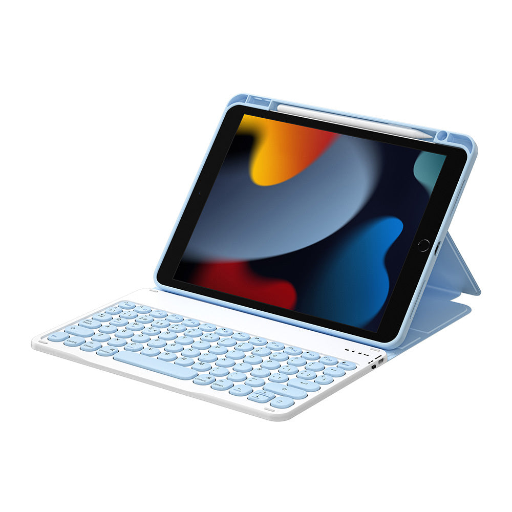 Protective Gizli Kalem Bölmeli Klavyeli Ipad Kılıfı