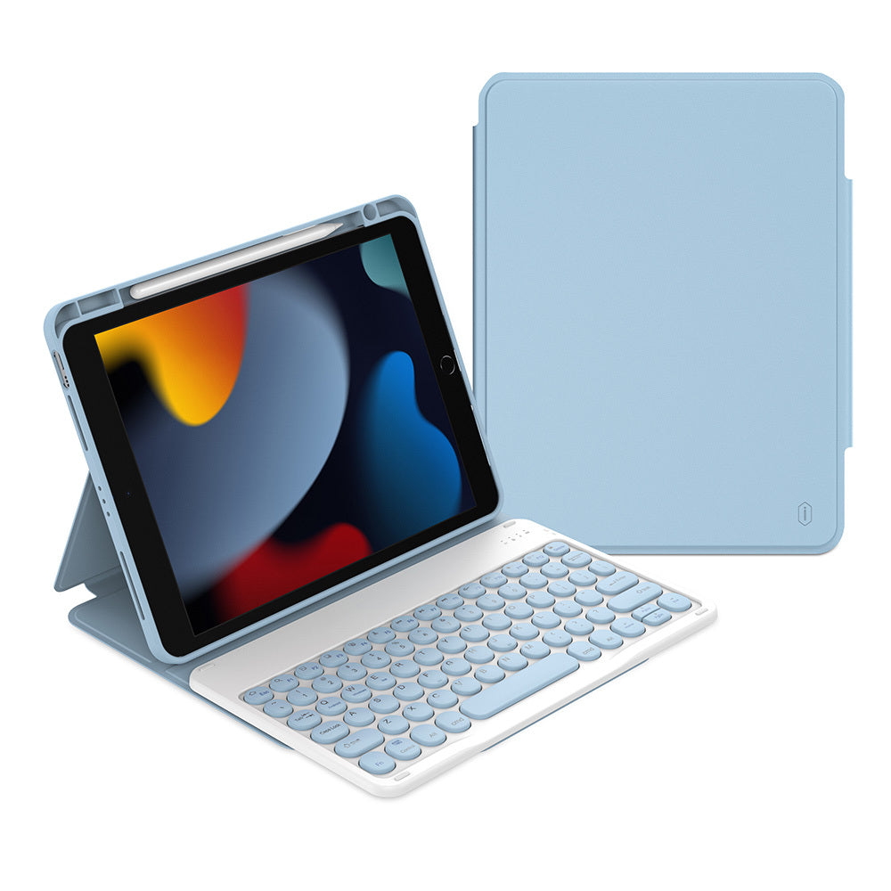 Protective Gizli Kalem Bölmeli Klavyeli Ipad Kılıfı