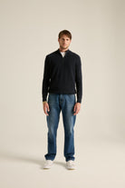 Batts-Volpe Half Zipped Triko Lacivert-Sweatshirts & Hoodies-1-Milagron.com