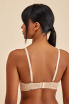 Amarelle-Victoria Ten Balenli Dantelli Dolgusuz Toparlayıcı Balkonet Sütyen-Top-4-Milagron.com