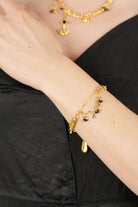 Brambuta-Enuma Bileklik Gold Siyah-Bileklik-2-Milagron.com