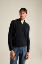 Batts-Volpe Half Zipped Triko Lacivert-Sweatshirts & Hoodies-2-Milagron.com