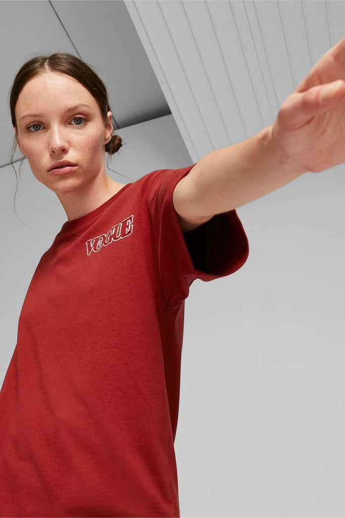 Puma | PUMA X VOGUE Relaxed Tee Intense Red 3 | Milagron