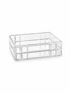 Memonza-Qbella Kristal Kesim Organizer, Extra Large, Şeffaf-Dekoratif Kutu-1-Milagron.com