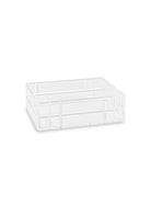 Memonza-Qbella Kristal Kesim Organizer, Large, Şeffaf-Dekoratif Kutu-1-Milagron.com