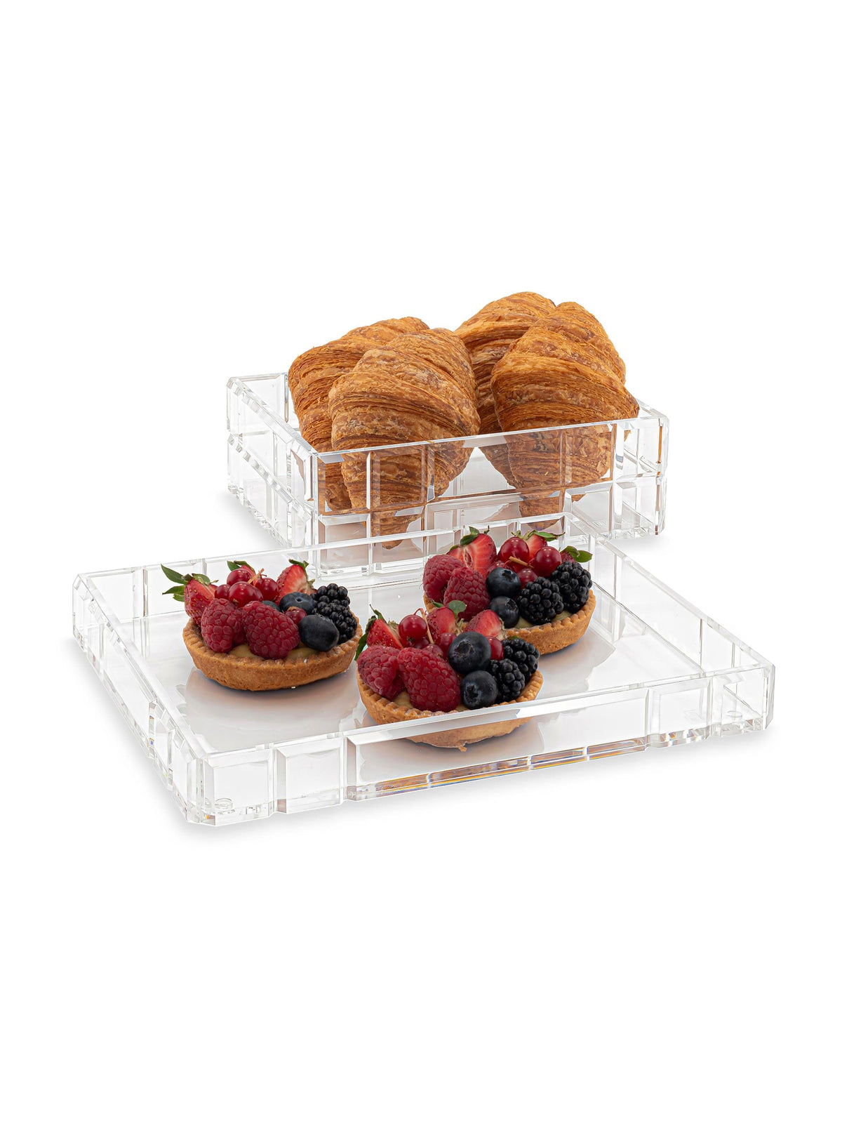 Memonza-Qbella Kristal Kesim Organizer, Small, Şeffaf-Dekoratif Kutu-4-Milagron.com