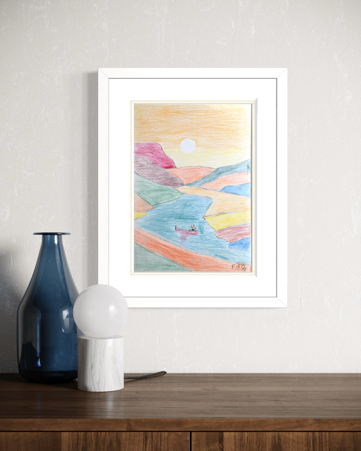Quiet Drift Resim | 25X35 Cm