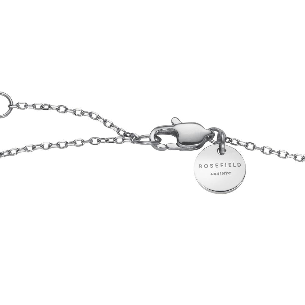 Rosefield Jnphs.J1320Gümüş Renk Pave Kalp Çelik Kolye